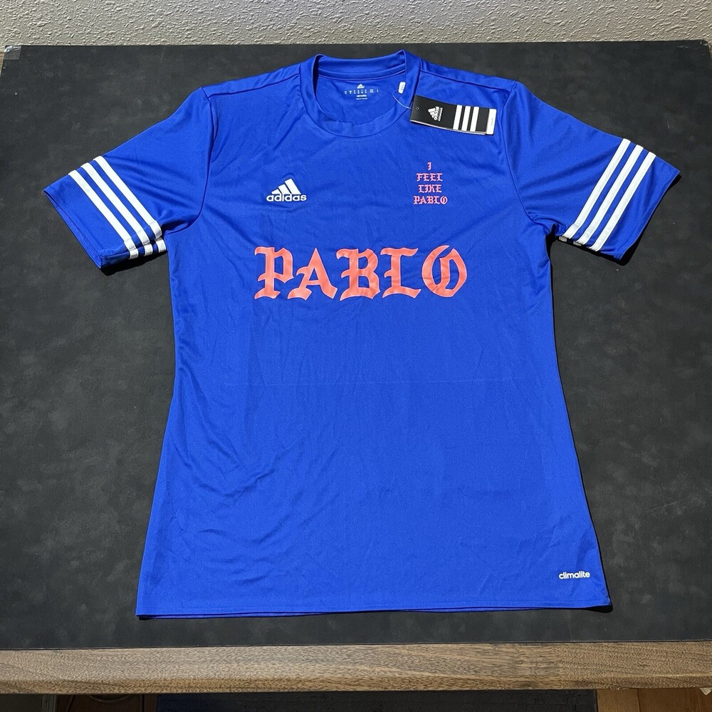 Kanye I Feel Like Pablo Tee Adidas 2015 Kanye West Soccer Jersey Yeezy Football